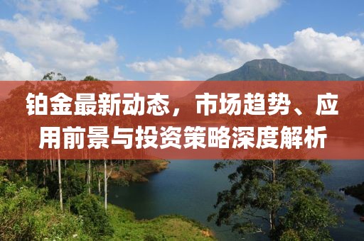 铂金最新动态，市场趋势、应用前景与投资策略深度解析