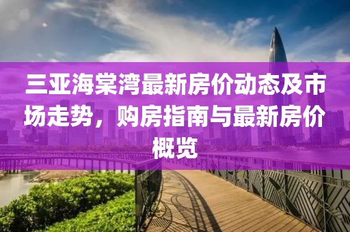 三亚海棠湾最新房价动态及市场走势，购房指南与最新房价概览