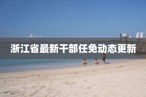 浙江省最新干部任免动态更新