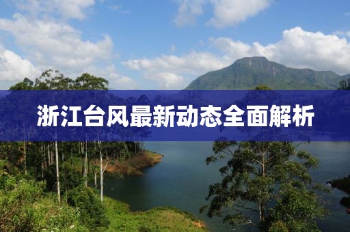 浙江台风最新动态全面解析