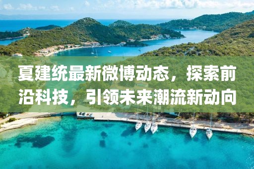 夏建统最新微博动态，探索前沿科技，引领未来潮流新动向