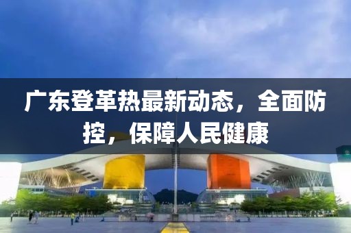 广东登革热最新动态，全面防控，保障人民健康