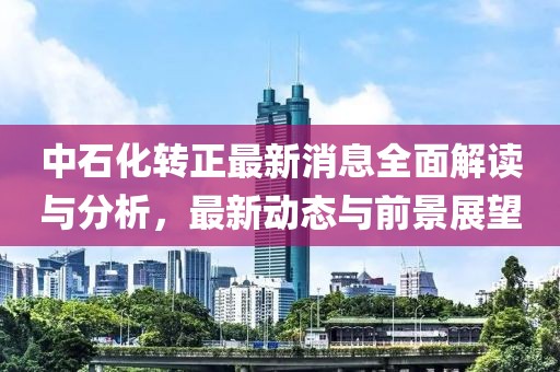 中石化转正最新消息全面解读与分析，最新动态与前景展望