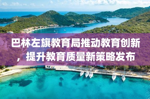 巴林左旗教育局推动教育创新，提升教育质量新策略发布