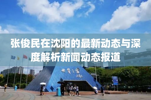 张俊民在沈阳的最新动态与深度解析新闻动态报道