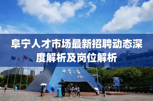 阜宁人才市场最新招聘动态深度解析及岗位解析