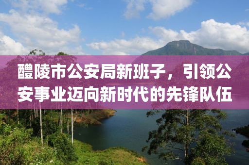 醴陵市公安局新班子，引领公安事业迈向新时代的先锋队伍