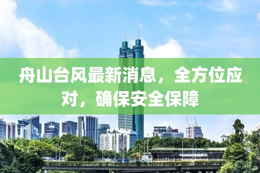 舟山台风最新消息，全方位应对，确保安全保障