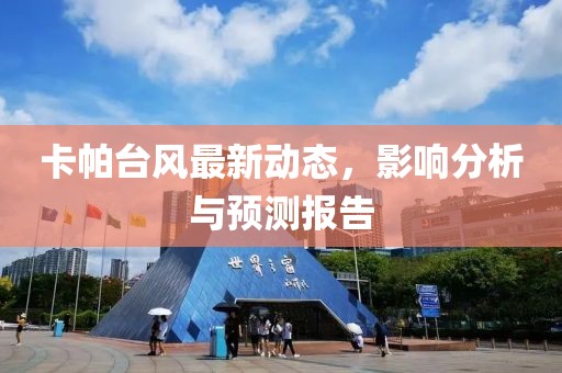 卡帕台风最新动态，影响分析与预测报告